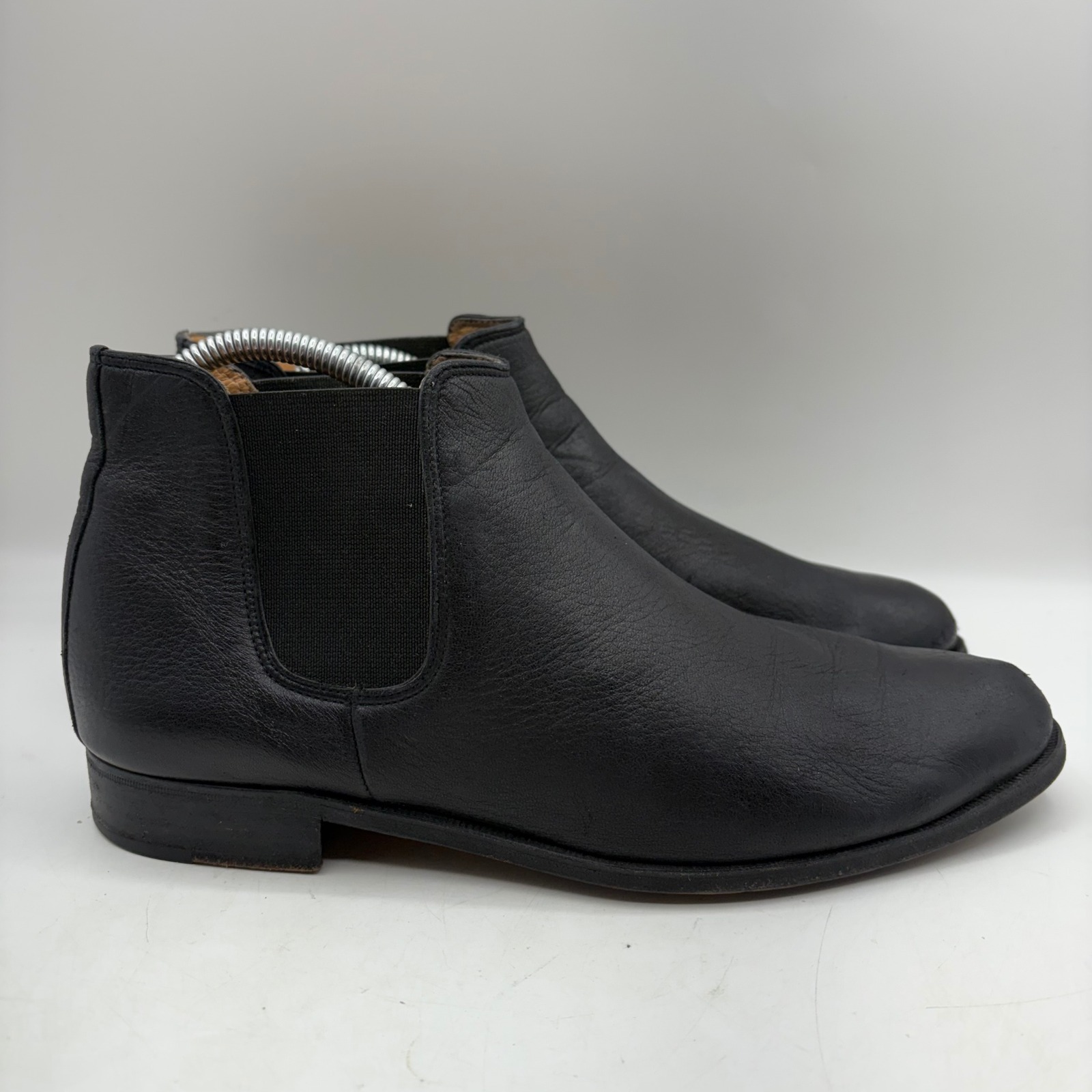 Gravati Neiman Marcus Black Leather Chelsea Boots Made In Italy Womens Size 10